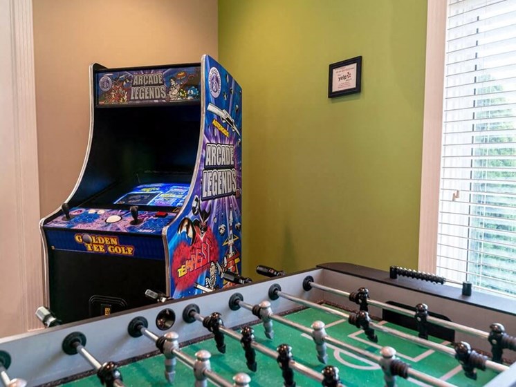 game room at Spring Lake MI apartments